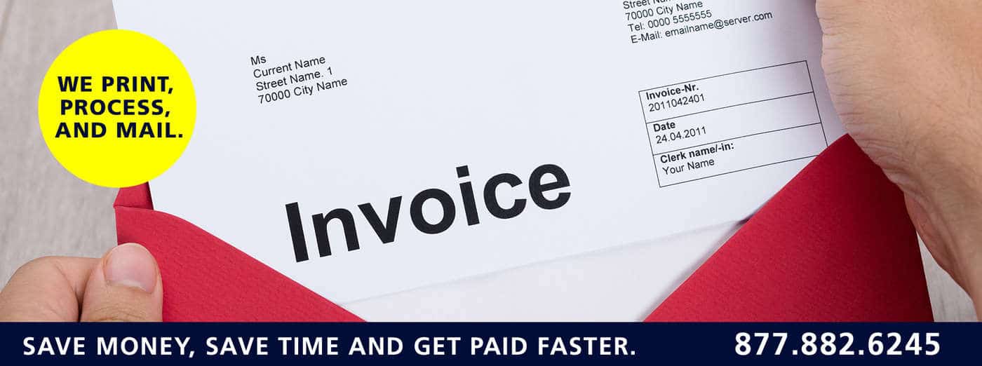 printing and mailing invoices and statements