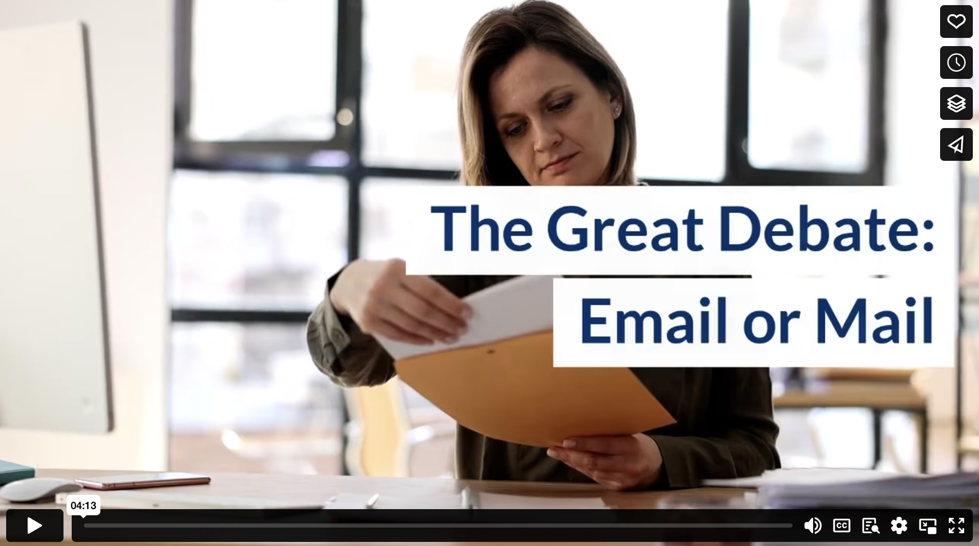 The Great Debate: Email or Mail