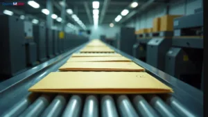 Professional Print Mail Company comparison showing manual office mailing versus automation