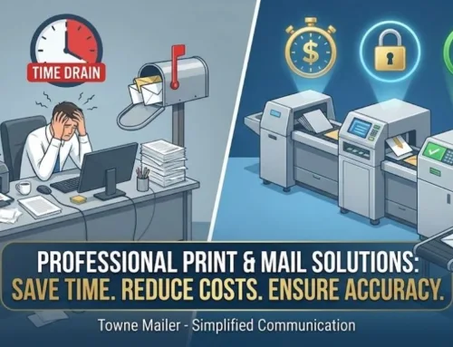 How a Professional Print Mail Company Saves Time and Cost